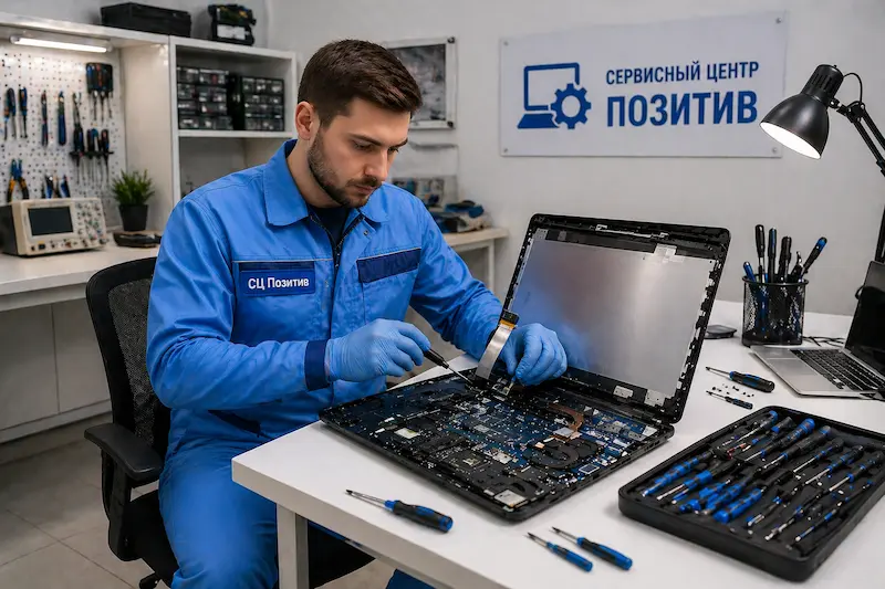 Замена шлейфа матрицы ноутбука в Самаре