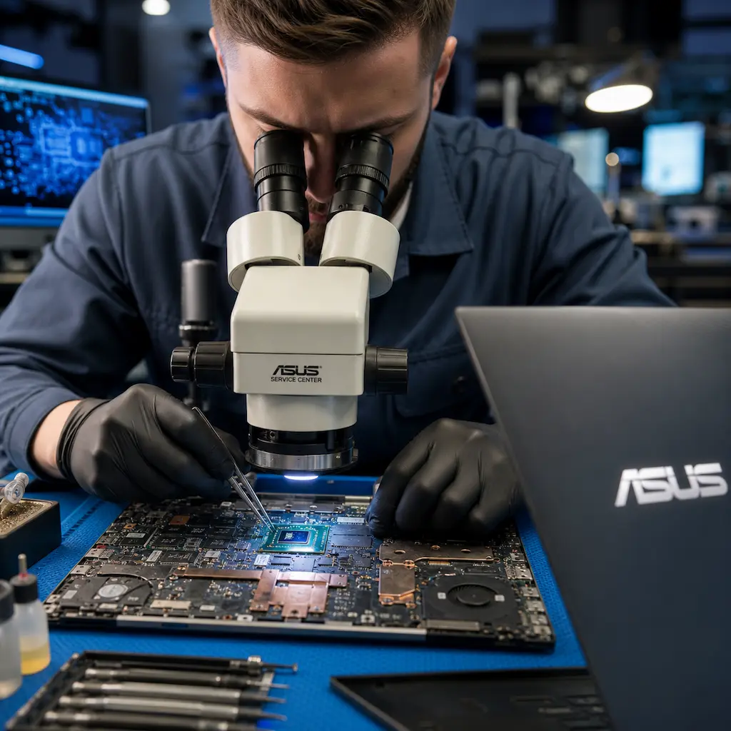 Замена видеокарты ноутбука Asus в Самаре