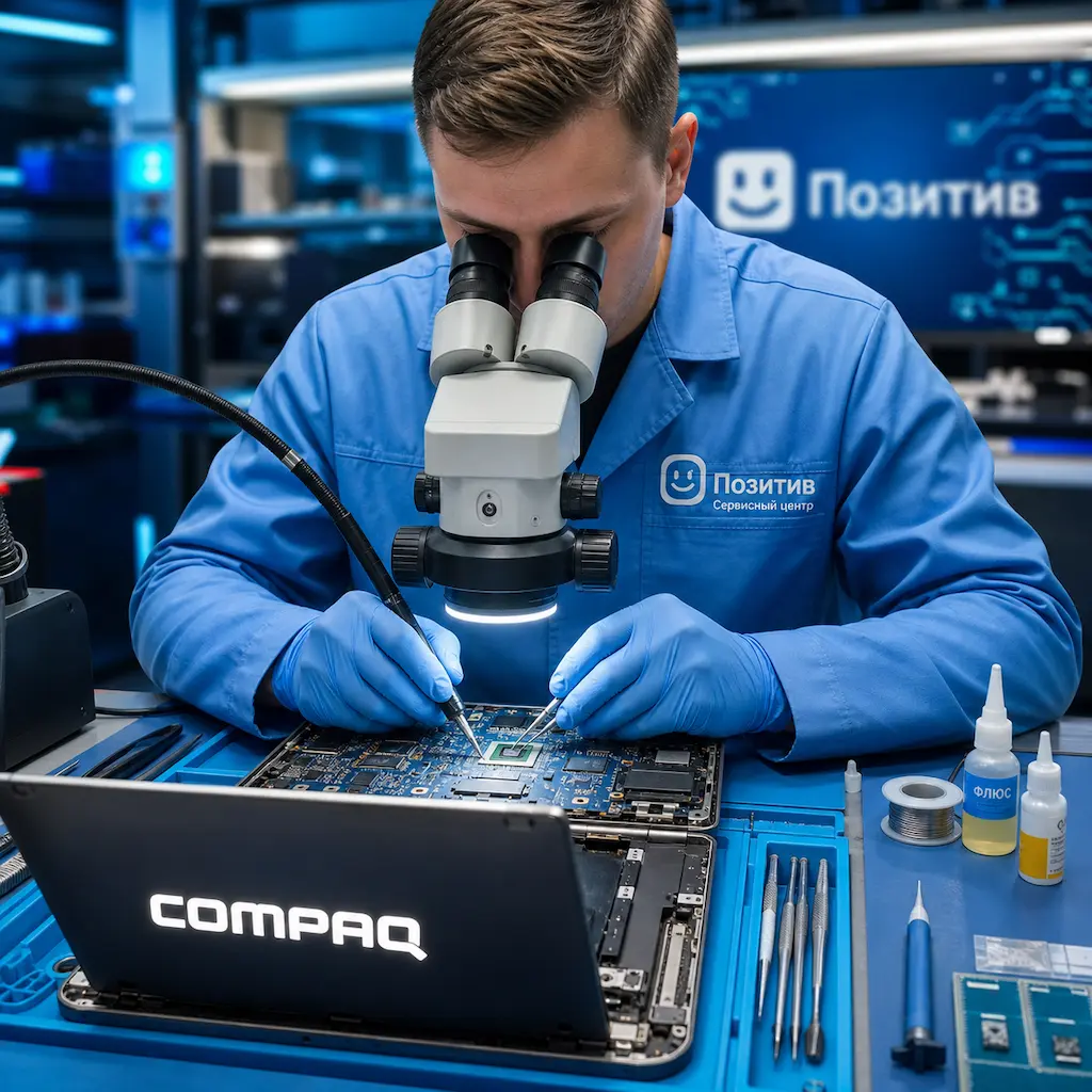 Замена видеокарты ноутбука Compaq в Самаре