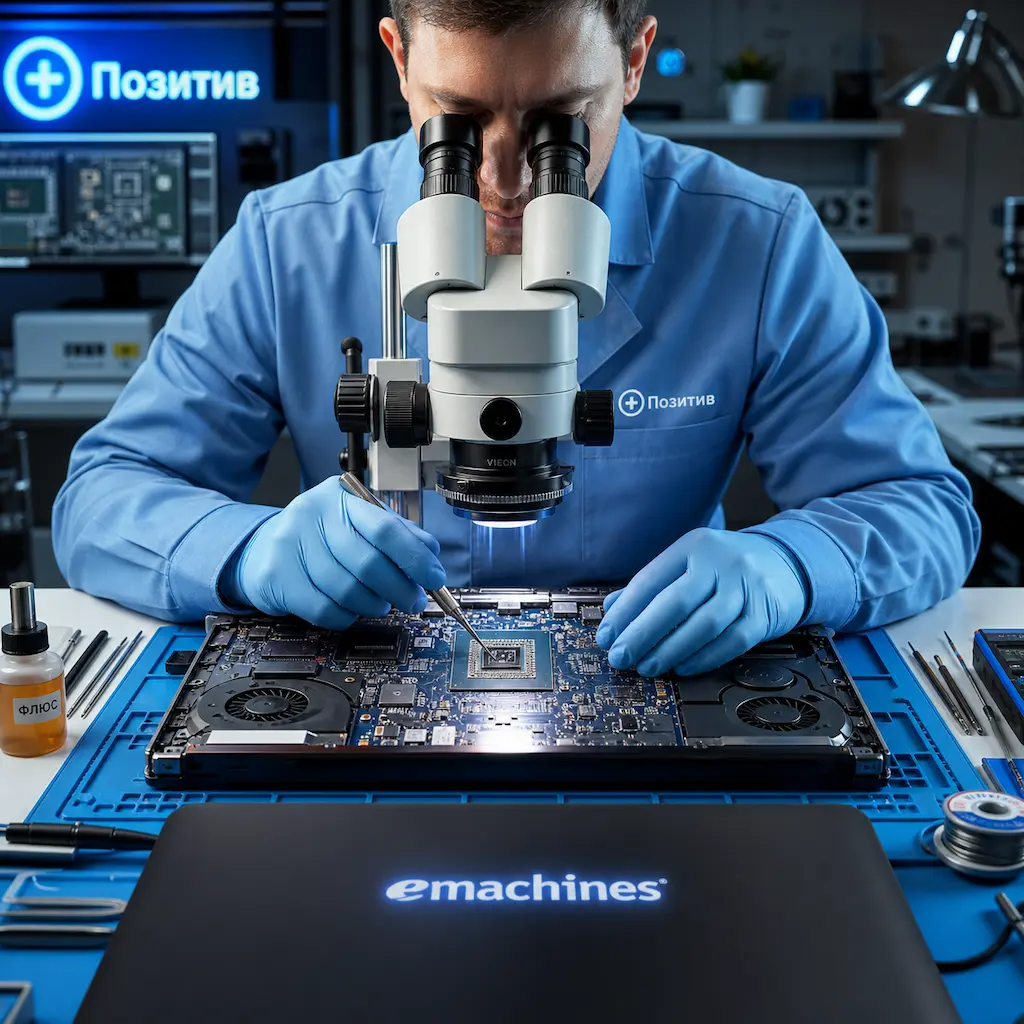Замена видеокарты ноутбука Emachines в Самаре