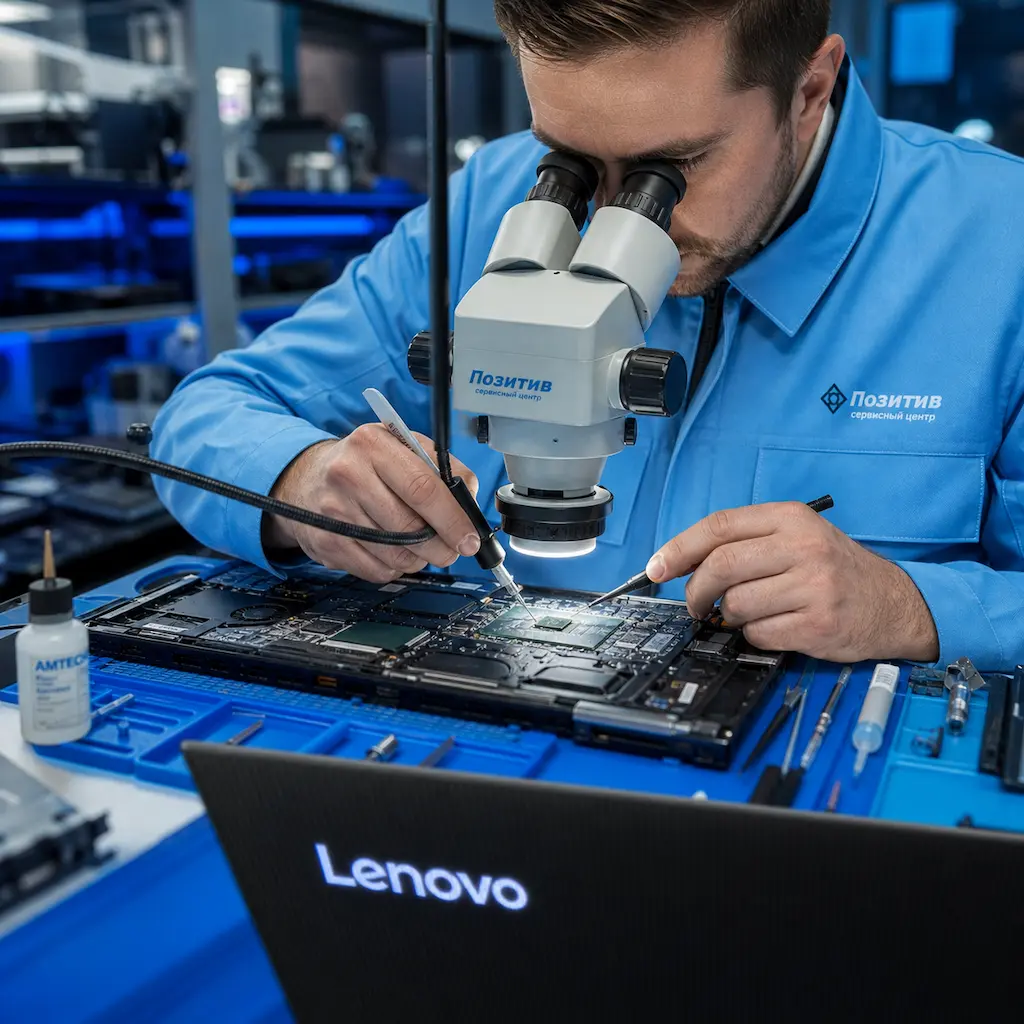 Замена видеокарты ноутбука Lenovo в Самаре