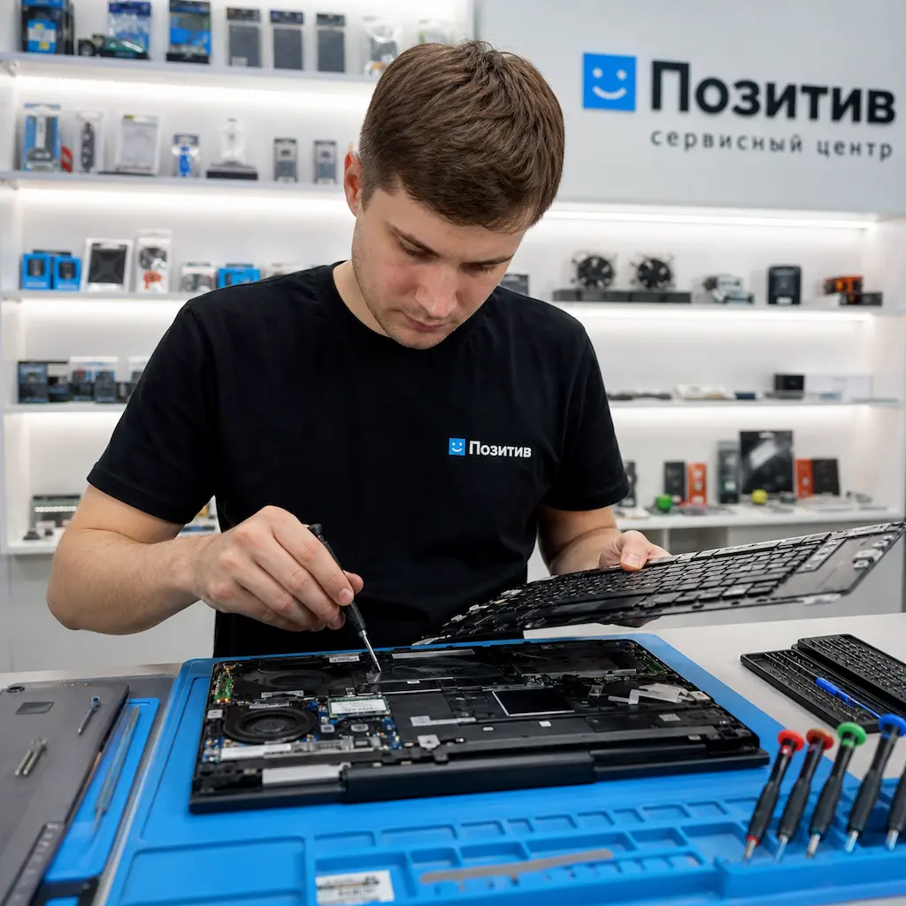 заменить клавиатуру на ноутбуке Samsung в Самаре
