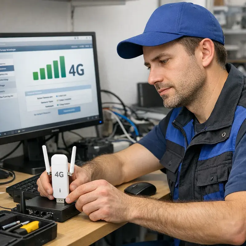 Настройка LTE модема в Самаре