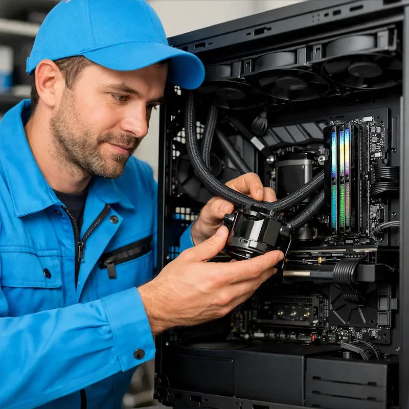 Установка СЖО на ПК в Самаре