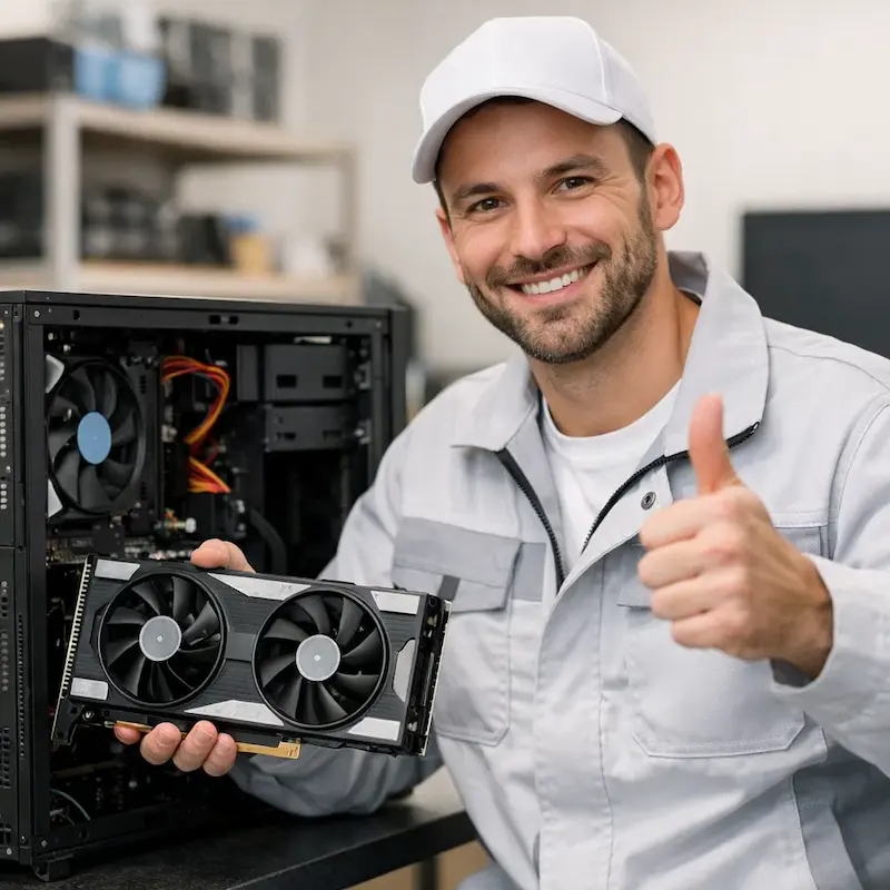 установка видеокарты на ПК в Самаре